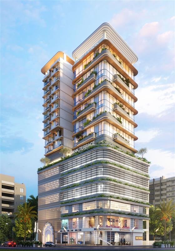 16-storeyed highrise commercial & residential building